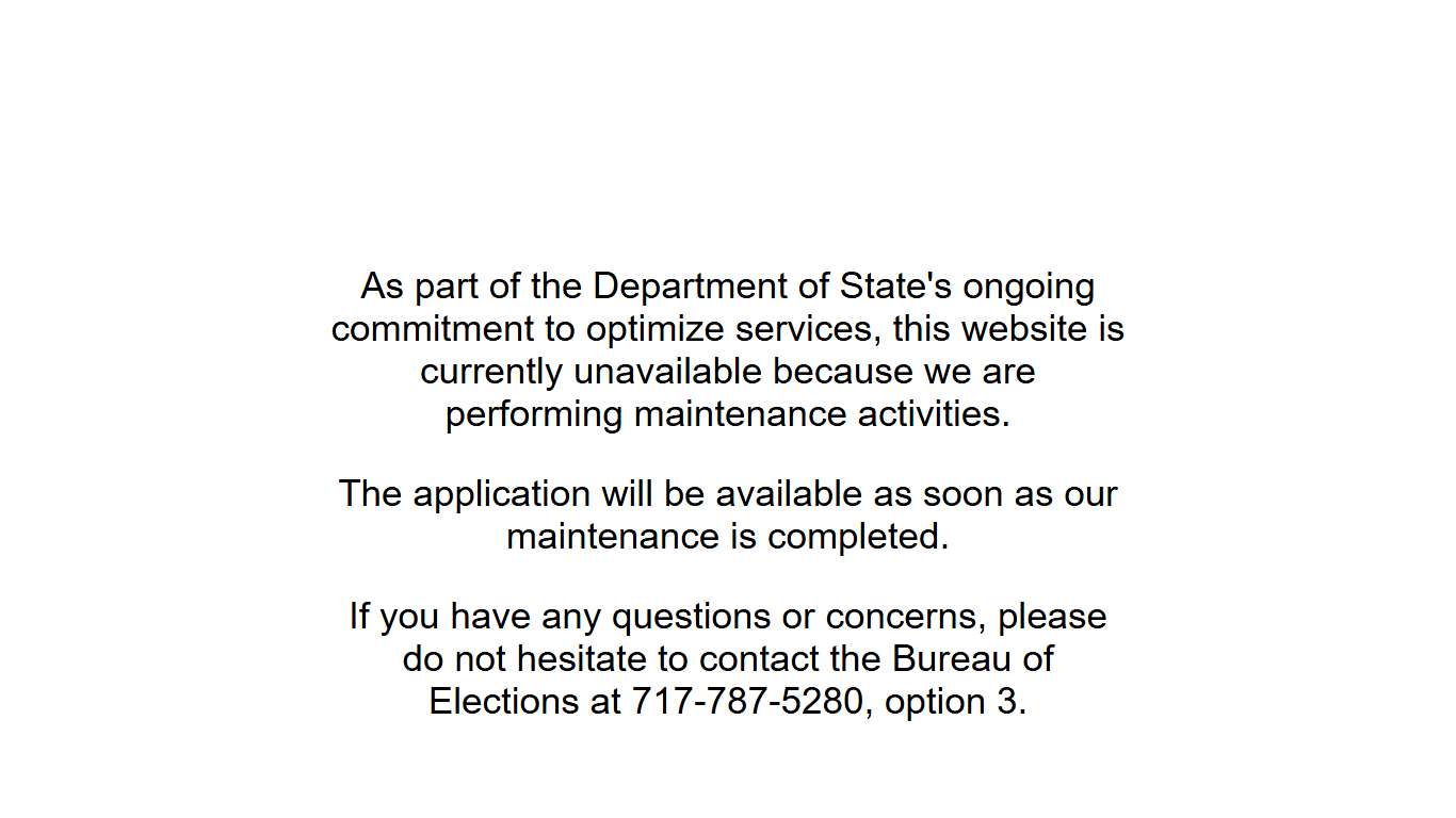 Site is down for maintenance